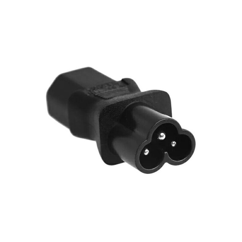 Power Adapter 3 pin IEC320 C13 female connector to IEC C6 male connector. Mickey Mouse