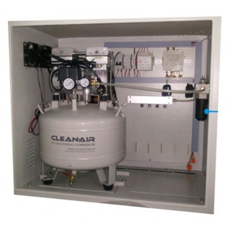 Kontroll för 5 x pneumatisk pollare [Inkl. kompressor] - Binär Teknik