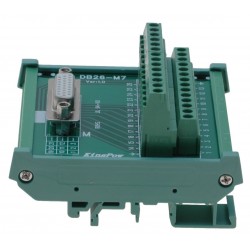 DB26 26 Pin Male Female Adapter PCB Signals Terminal Breakout DIN Rail DB26-M7