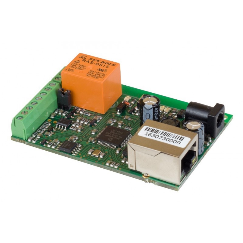 Board til fjernkontrol og måling via Internet/LAN, 1 x DI, 1 x AI, ...