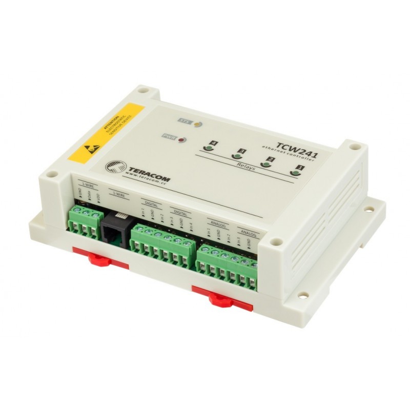 TCW241 - Data Collector and Remote Control Module with Web Interface - Simple Configuration