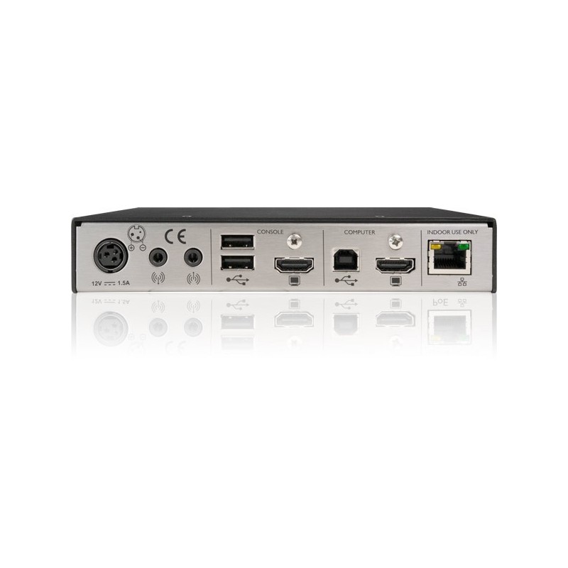 HDMI KVM extender over IP med lyd og USB