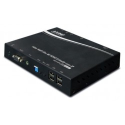 Video wall Ultra 4K HDMI/USB extender over IP med PoE, modtagermodu...