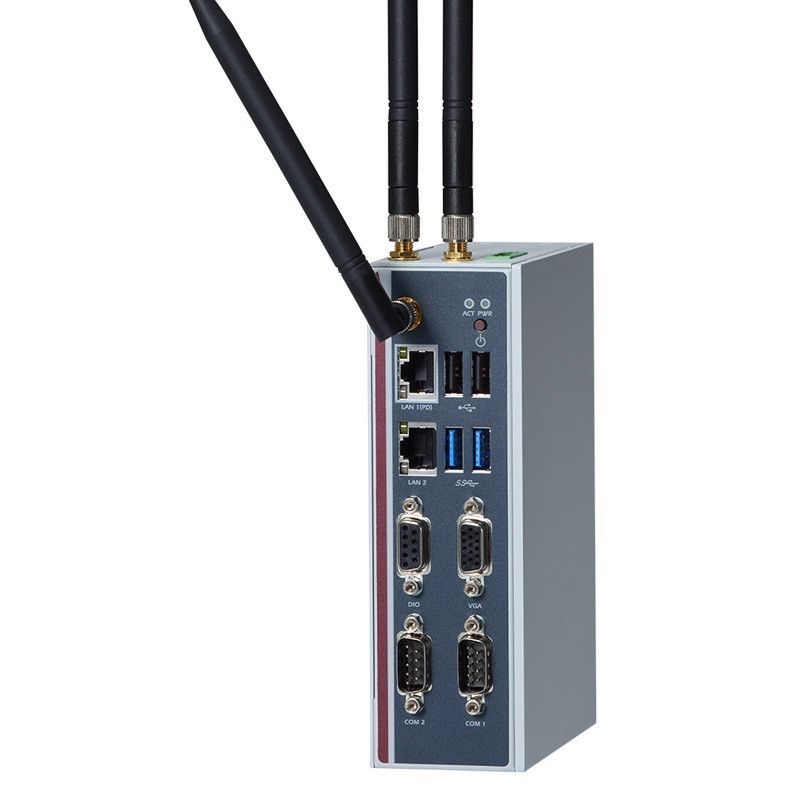 Embedded DIN Rail PC: 1.6GHz Celeron, Fanless, 3G/Wi-Fi