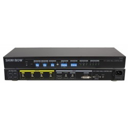 4K Video Wall controller 4 x HDMI udgange, HDMI, DP, DVI-I indgang,...