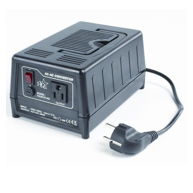 Restlager: 230V til 110V transformer 300WforSurplus / DEMO PRODUCTS