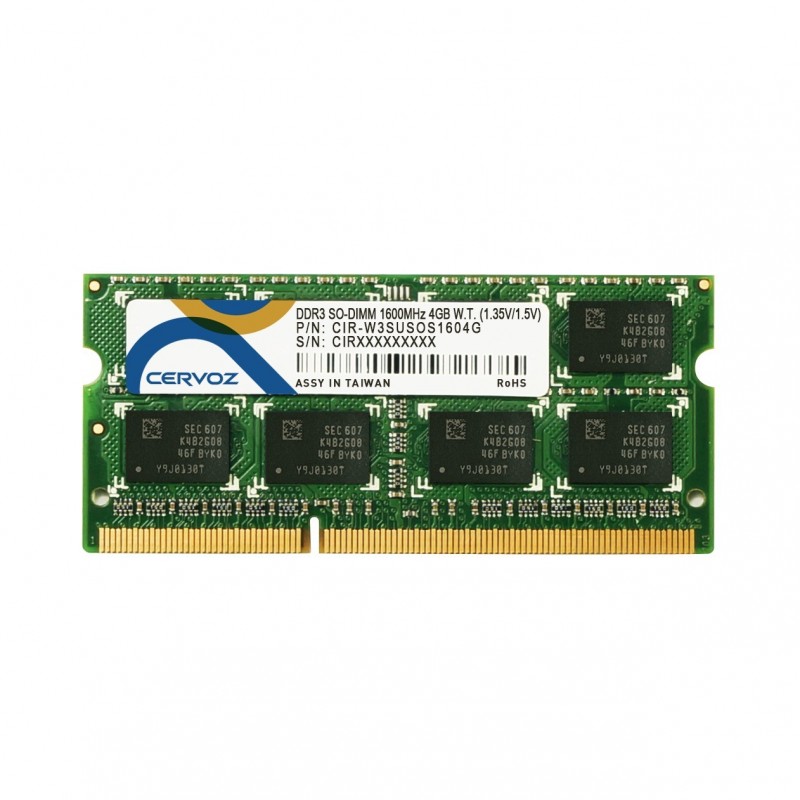 Industriram, DDR3L SDRAM - SO-DIMM 204-pin - 1600MHz - Dual - under...