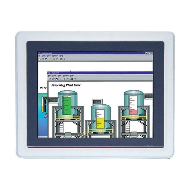 10.4 "Panel PC with RS232 / 485 Resistive Touch IP65 Front