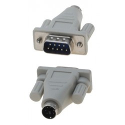 PS2 Mini din6 male to db9 male adapter, PS/2 adapter to SUBD DB9 male connector