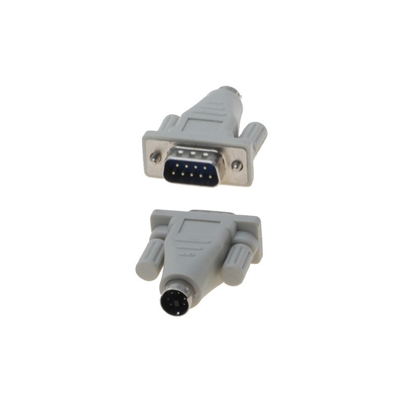 PS2 Mini din6 male to db9 male adapter, PS/2 adapter to SUBD DB9 male connector