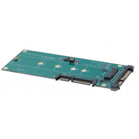 M.2 adapter kort - ATA 6Gb / s, U.2, NVMe, SATA 22pin
