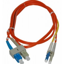 LC / SC Singlemode over multimode converter fiber cable, duplex - DANBIT