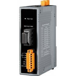 CAN bus for single mode fiber with manual switch for CAN baud rate