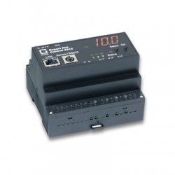 ETH, Fjernstyring over netværk, 3 x tænd/sluk relæ udgange, 1 x RJ4...