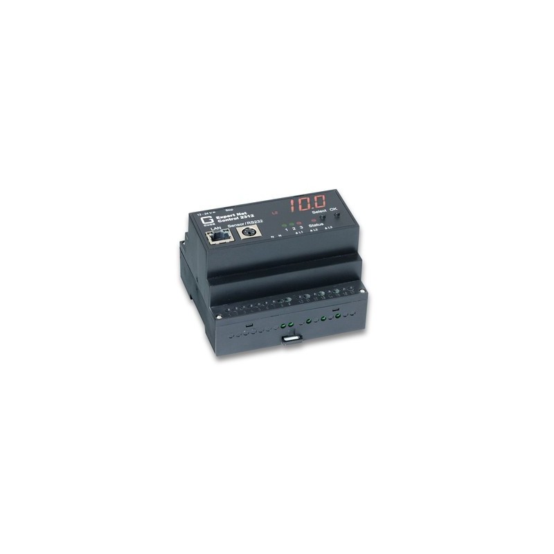 ETH, Fjernstyring over netværk, 3 x tænd/sluk relæ udgange, 1 x RJ45 Ethernet