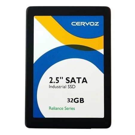 32GB 2½" SSD industriel, MLC, Udvidet temperatur område -40℃ ~ 85℃