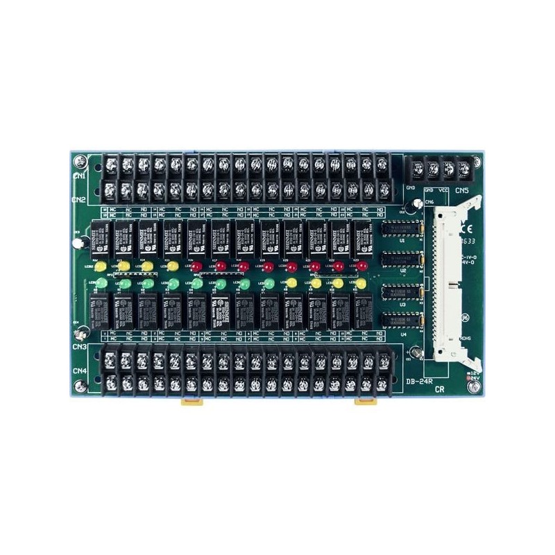 ICP DAS DB-24R/24 CR Terminal board with 24 relay outputs, 250V, 50 pins