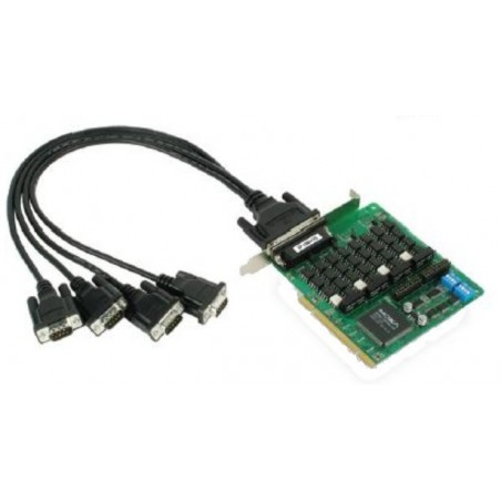 MOXA CP-134U-I 4-portars RS-422/485 PCI seriellt kort 2 kV isolering,