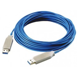 USB 3.0 AOC fiber optic cable (Active Optical Cable) - Extends up to 100m