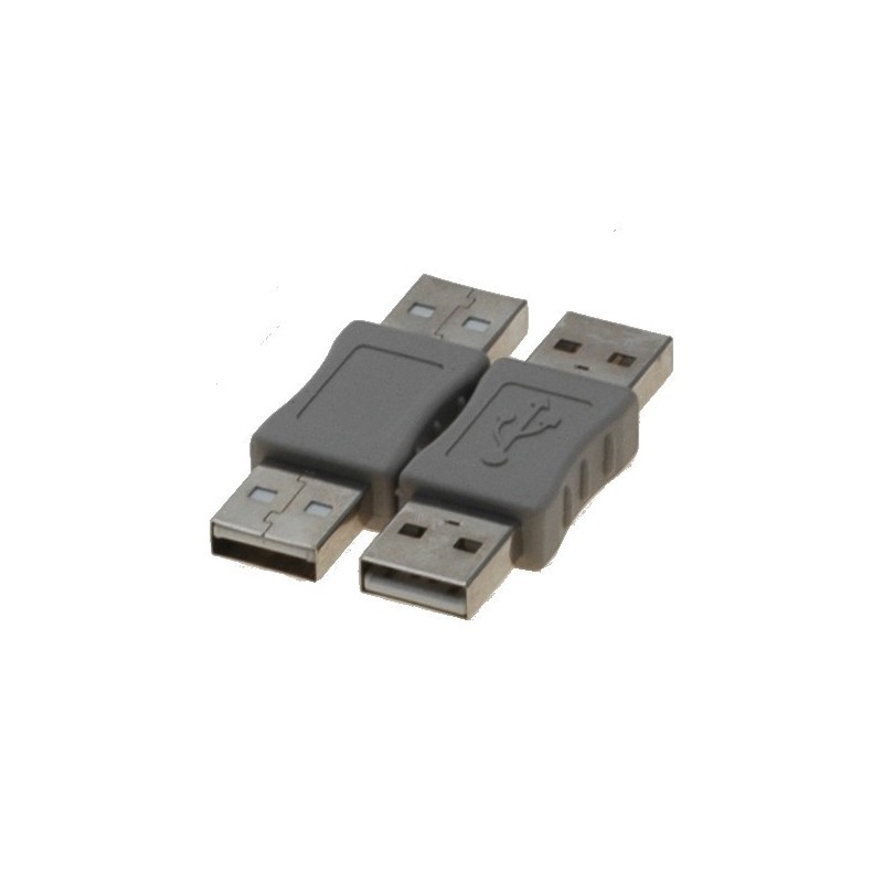 USB 2.0 adapter (omformerstik) - A han / A han - USB gender changer...