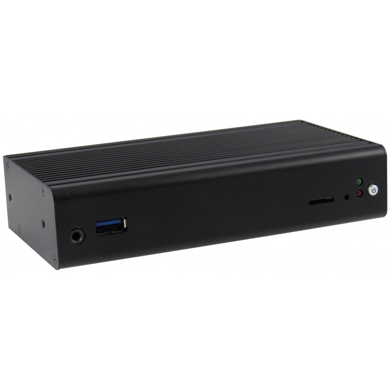Blæserløs BOX PC med BayTrail Atom E3825 processor. Wide Temp.–20°C...