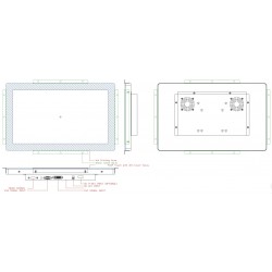 15 "Screen - Vandal-touch, High bright 1000nits