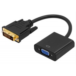 DVI-D till VGA-adapter med 0,25m kabel - DANBIT A/S