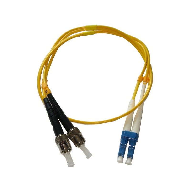 1m LC / ST single mode converter fiber cable, LSZH, duplex - DANBIT