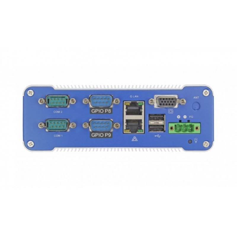 Fläktfri Mini IPC med bred driftstemperatur för DIN, 2 x RS232, 2 x RS485