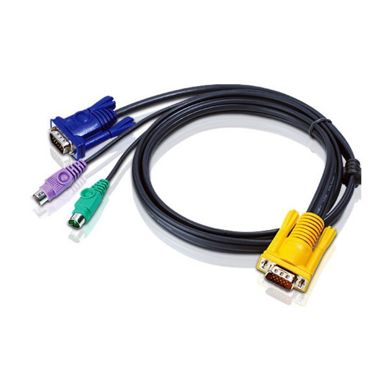 Aten 2L-5202P KVM IOGEAR Bonded all in one PS/2 VGA Cable