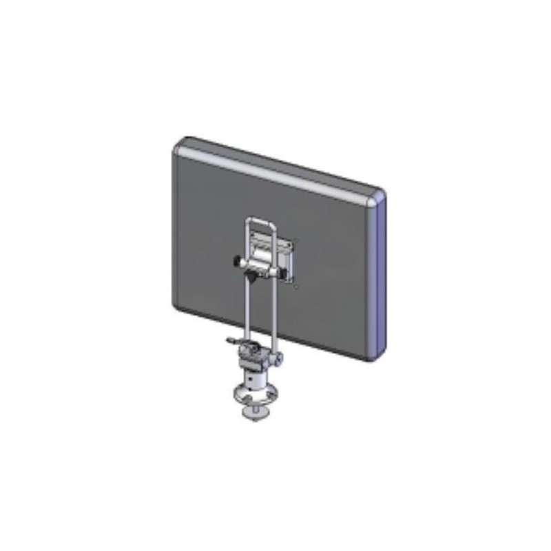 LCD Ceiling Mount: 360° Rotatable, Max 11 kg, Incl. Brackets