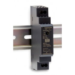 12VDC/1,25A, 15W strömförsörjning för DIN-skenemontering