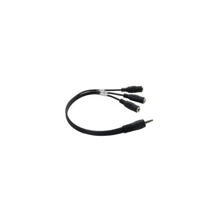 X-keys XK-A-1 310-TRRS-R - 3-delningskabel med 3,5 mm Minijack TRRS plugg 4 ledare