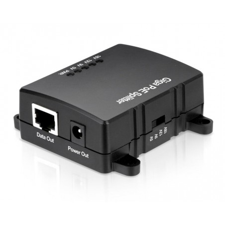 Gigabit PoE Splitter med 5V/3A, 9V/2.5A, 12V/2.5A, 18V/1.6A, Lämplig för icke-PoE-utrustning.