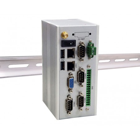 Inbyggd dator med RS232 och USB för DIN-skena montering - Binär Teknik AB