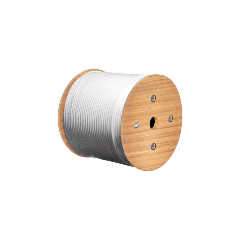 Cat 7A 500m Duplex-RJ45 S/FTP nätverkskabel, blå CU, AWG 22/1 LSZH