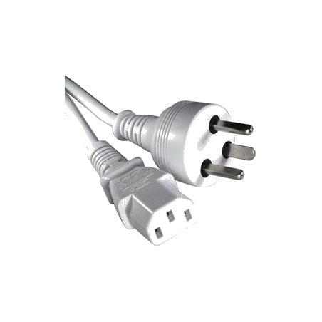 2m nätkabel / sladd, DK 230 C13 apparat kontakt med jord