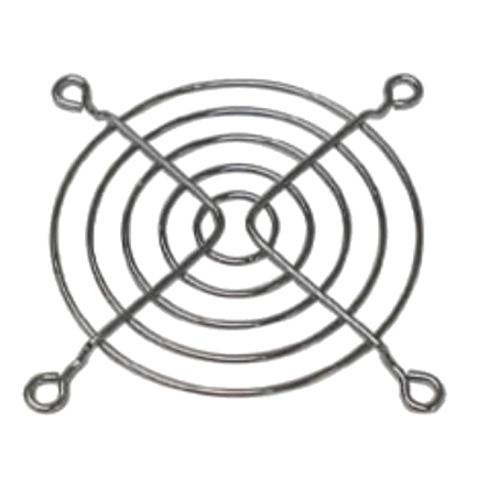 Fläktgrill - Fläktskydd 80 x 80 mm