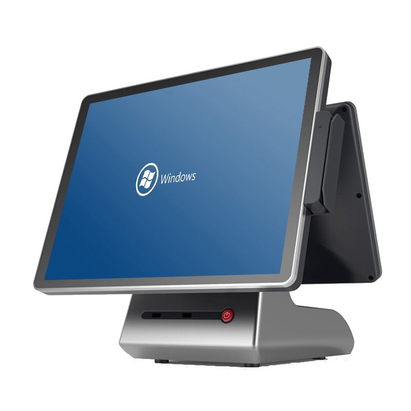 POS-system med 2 skärmar för hotell, restauranger, butiker etc.