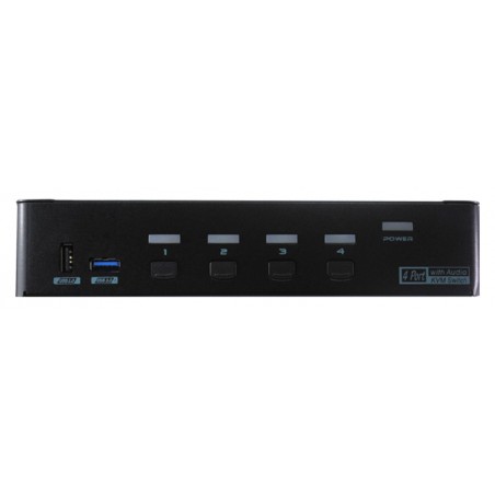 2 Port KVM-switch HDMI - USB - Ljud Växla mellan två datorer med HDMI