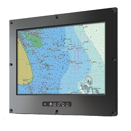 17" marinpanelmonitor med hög ljusstyrka och LED-bakgrundsbelysning