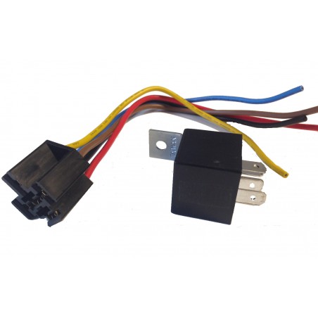 Automatisk omkopplingsrelä 24V - Relä Mini Märka / bryta Twin Terminal 40 amp 24 volt