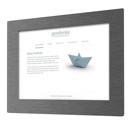 17 "vattentät skärm för panelmontering