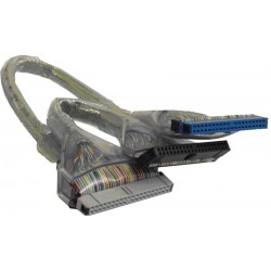 IDE Hard Drive Cable 40-Pole 3x IDC Connector 0.6m - UltraDMA 33