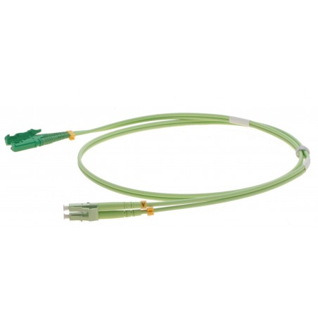 Fiberkabel, multimod, APC E2000 / SC, 10m, 50 / 125my, OM5, kalk, LSZH, Duplex