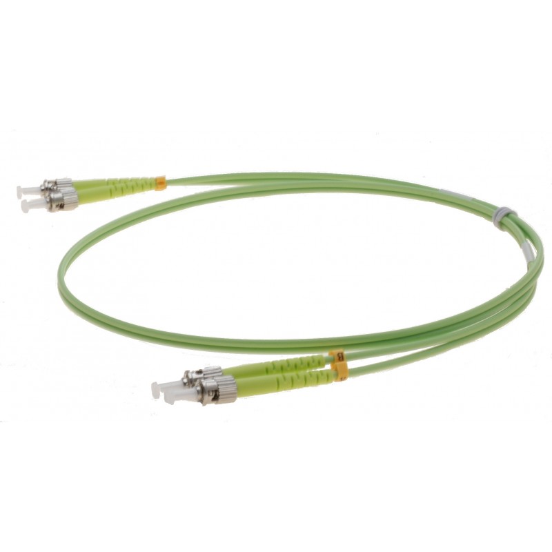 OM5 ST-ST fiber cable, 2 meters (LSZH) - Large selection at DANBIT