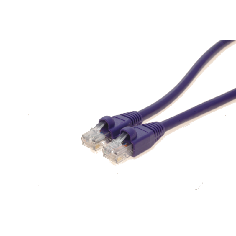 Purple CAT6 UTP RJ45 Cable - Crossed, 100% Copper