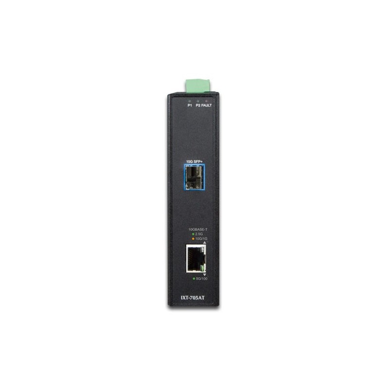 10Gbit Fiber Media Converter till RJ45 10Gbit/5Gbit/2.5Gbit/1Gbit/100Mbit. Fiber 10Gbit SFP