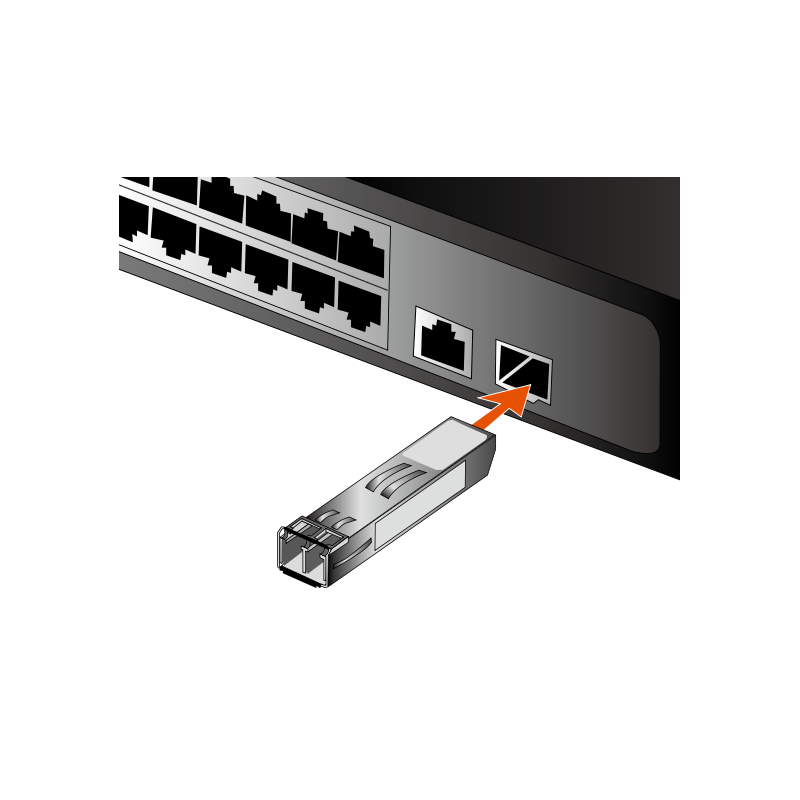 10 Gbit SFP+ modul Simplex fiberkabel 10GBase-BX, Single Mode, LC, upp till 20km