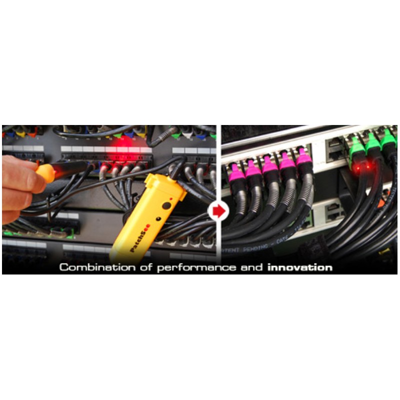 Cat. 6 netværkskabel med lys, patch kabel RJ45, UTP, LSZH, , 4,9mfo...